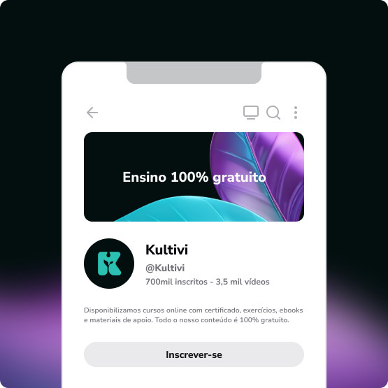 Kultivi youtube page